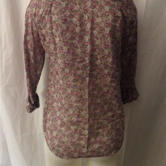 THE KOOPIES BLACK/PINK/GREEN/IVORY FLORAL TOP S - Picture 4 of 6
